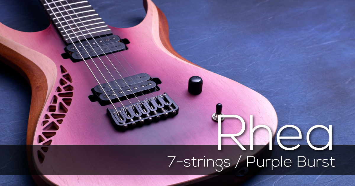 Rhea 7-strings Purple Burst