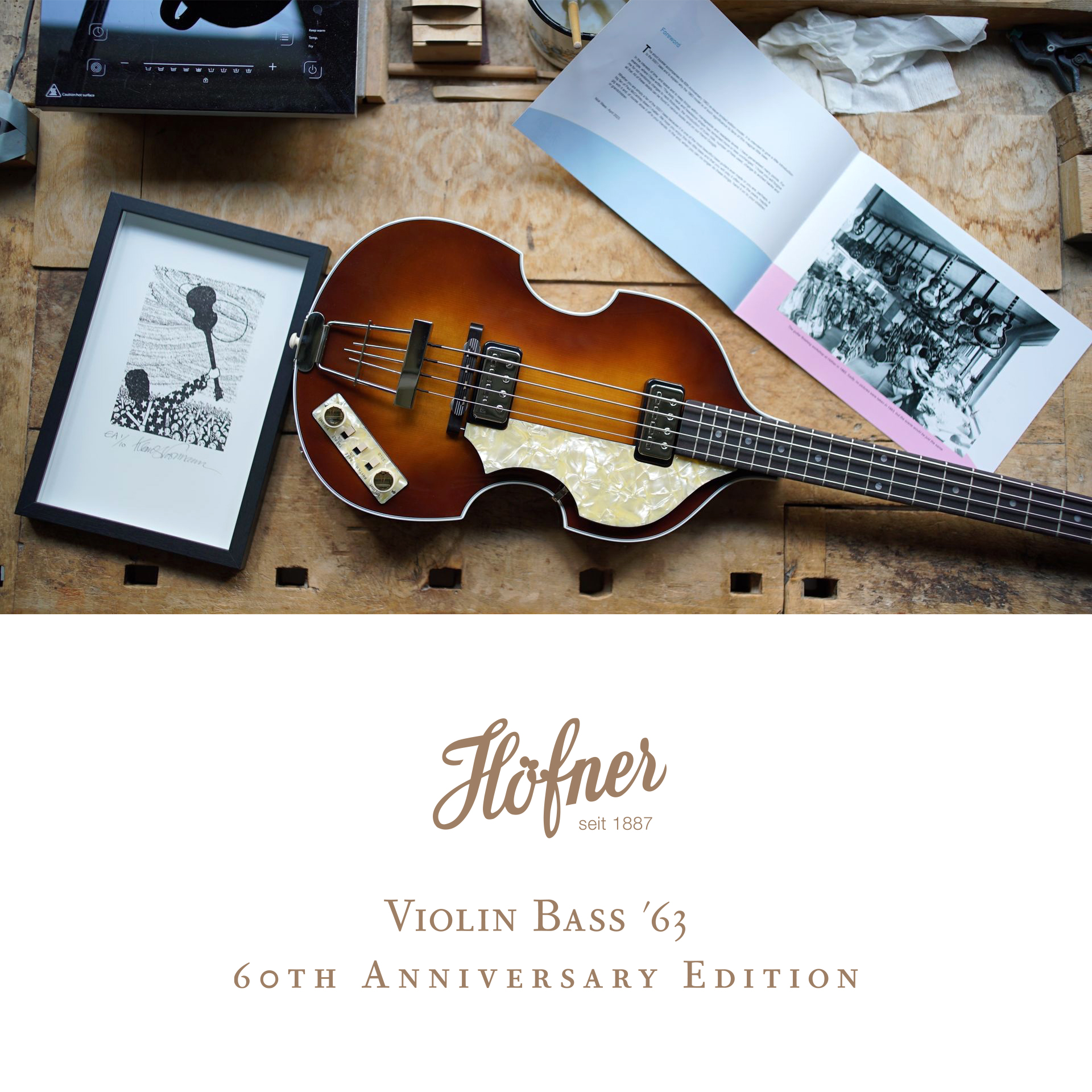Höfner Violin Bass '63 - 60th Anniversary Edition