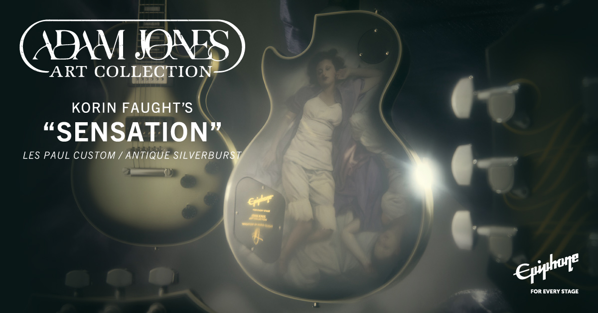 Epiphone Adam Jones Les Paul Custom Art Collection: Korin Faught’s “Sensation”