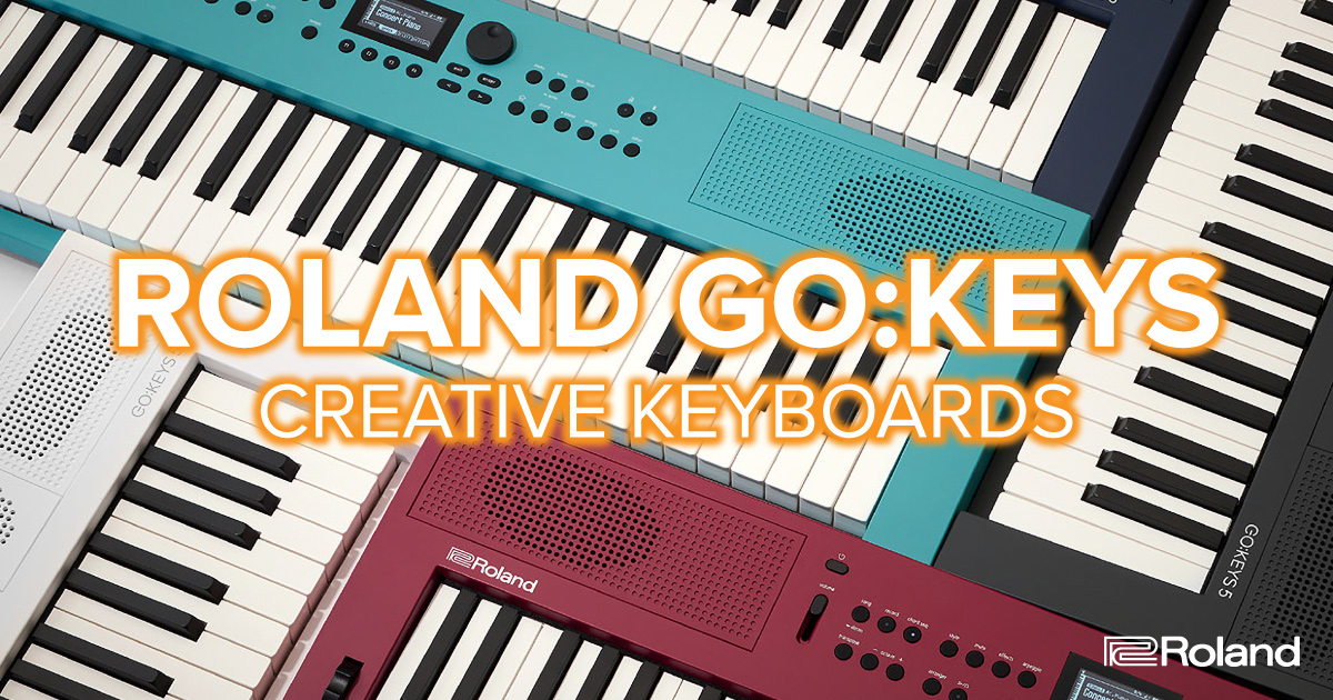 楽器初心者でも演奏から楽曲作りまで気軽に楽しめるキーボード『GO:KEYS 5』『GO:KEYS 3』