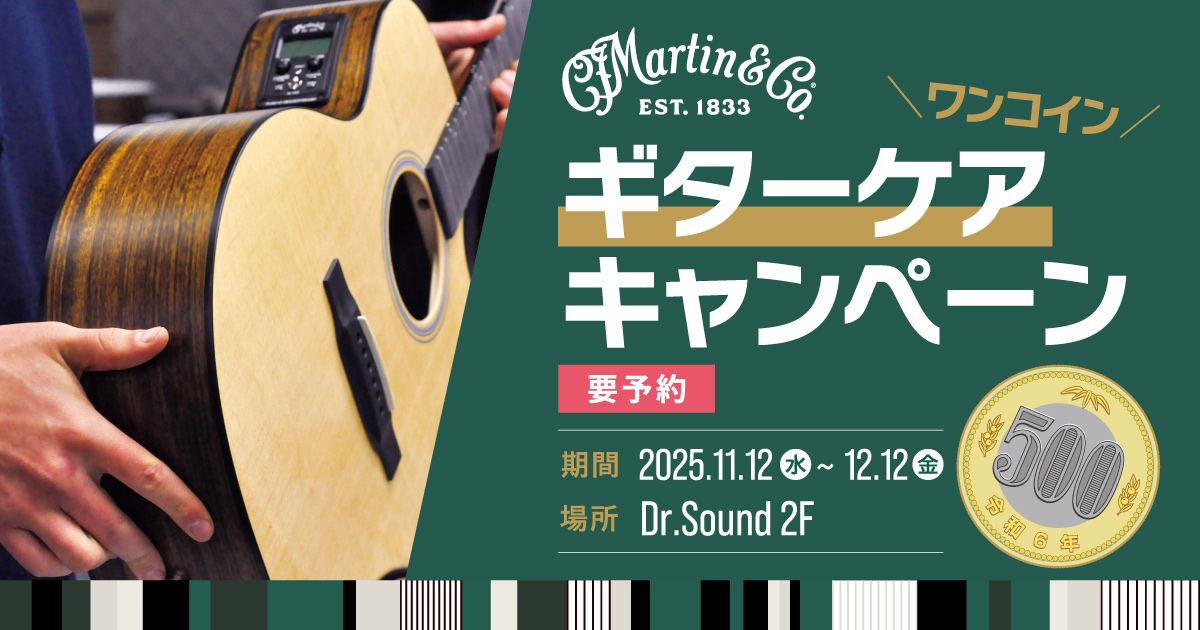 金欠の為早く売り切りたい@御手洗直行　 アコースティックギター Martin ギターケアキャンペーン | クロサワ楽器店公式ブログ
