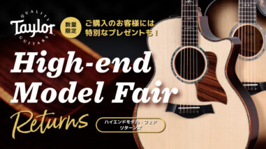 Taylor ハイエンドモデル・フェア リターンズ | クロサワ楽器店公式ブログ