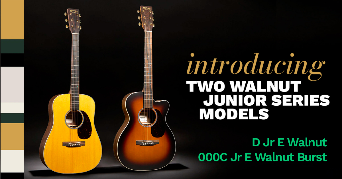 D Jr E Walnut、000C Junior E Walnut Burst