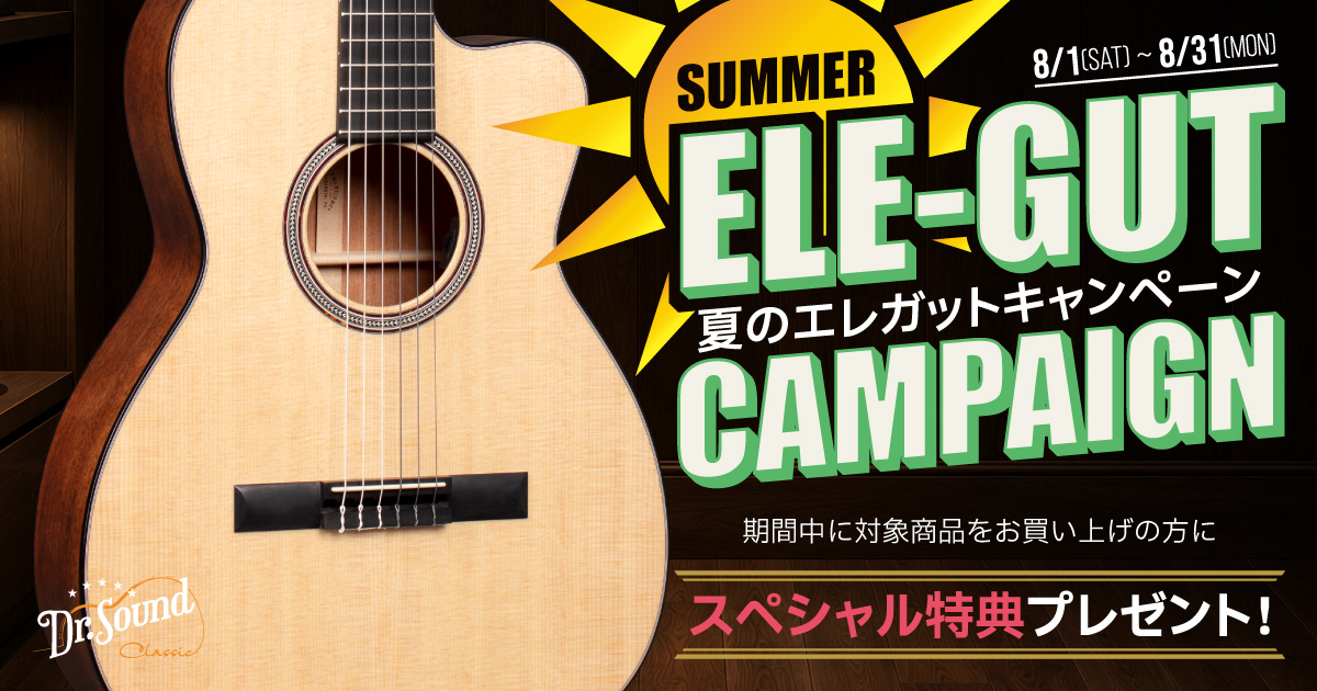洋楽 l.k 夏のエレガットキャンペーン | クロサワ楽器店公式ブログ