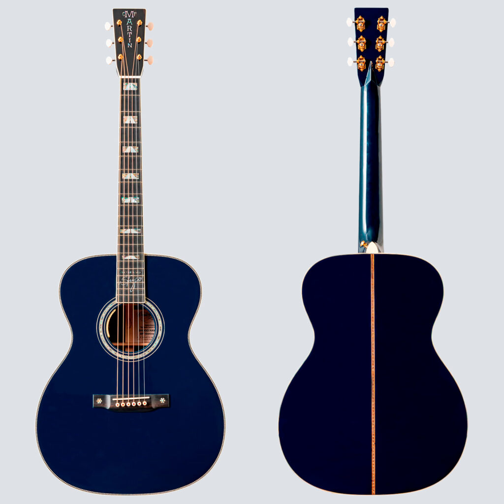 Custom & Special Editions OM Style 28 SH NAVY BLUE