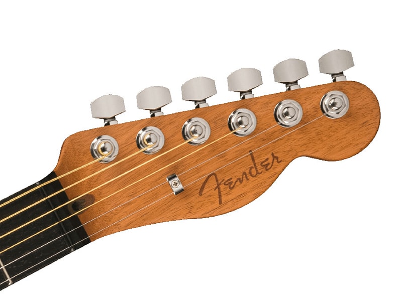 Fender® American Acoustasonic® Telecaster® Blue Paisley Head Image