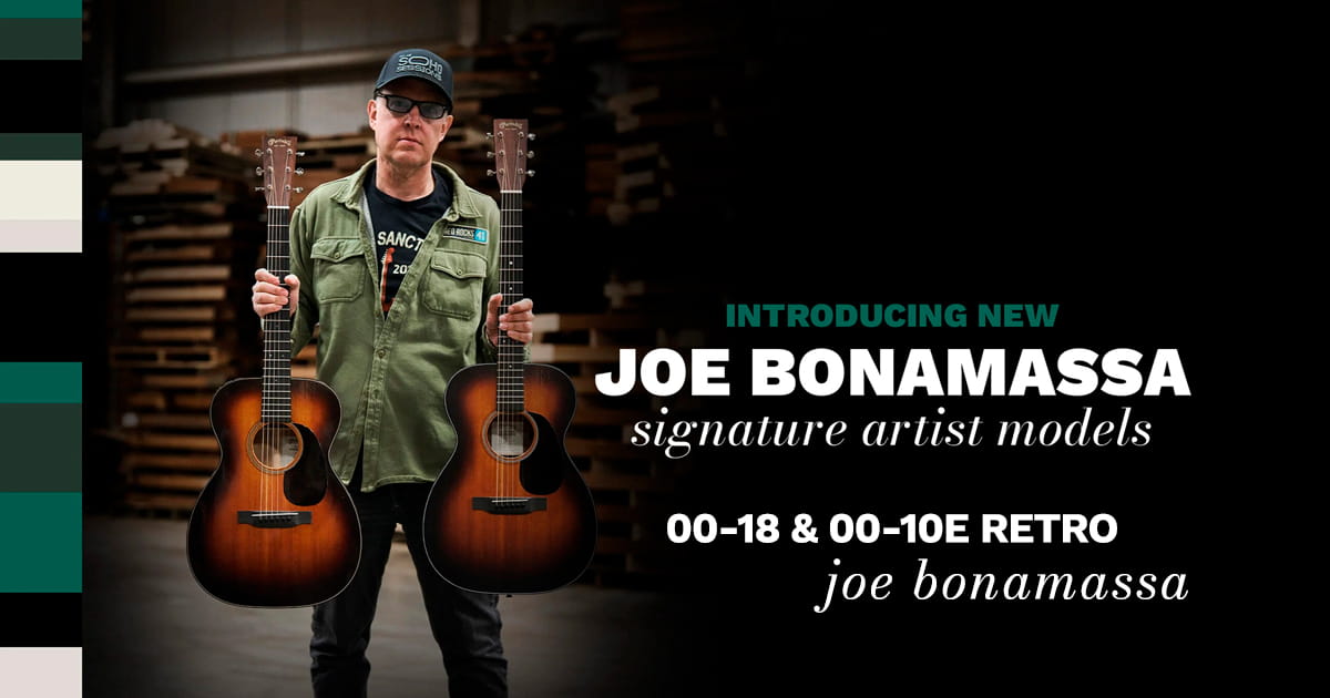 Joe Bonamassa 00-10E Retro & 00-18
