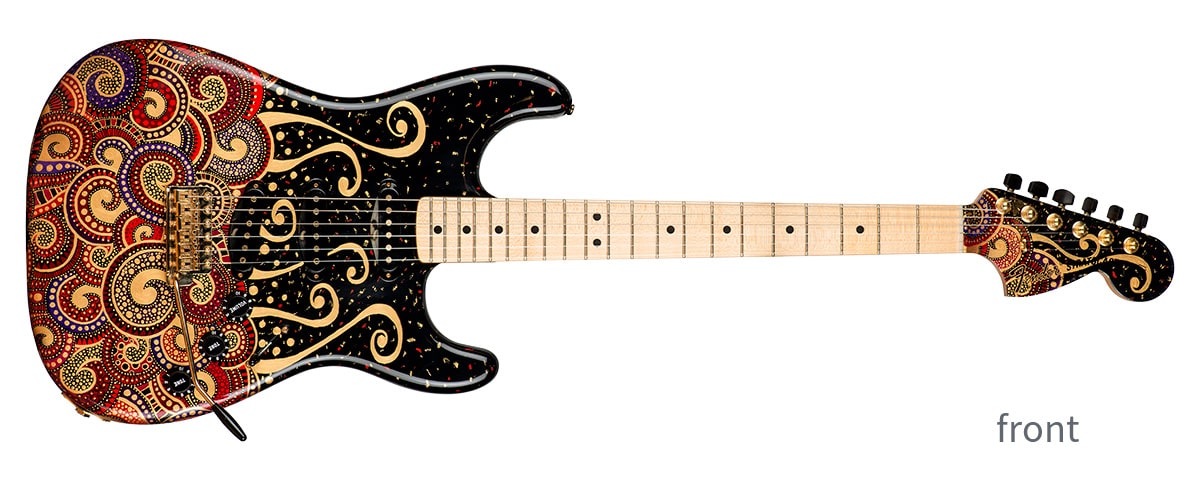 Fender® Customshop KEN STRATOCASTER® PAISLEY FANTASY MASTERBUILT BY GREG FESSLER Front Image