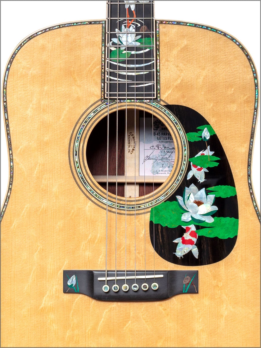 C.F.Martin Guitar D-
45 HARVEY LEACH LOTUS FLOWER image