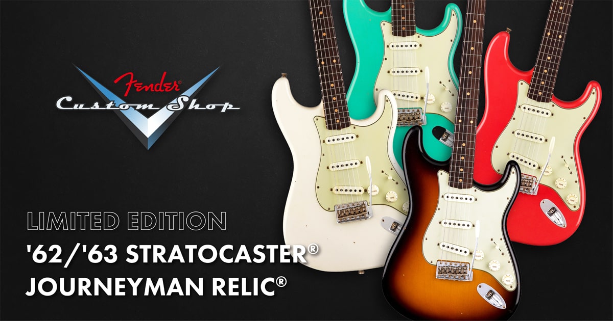 Fender LIMITED EDITION
'62/'63 STRATOCASTER® JOURNEYMAN RELIC®