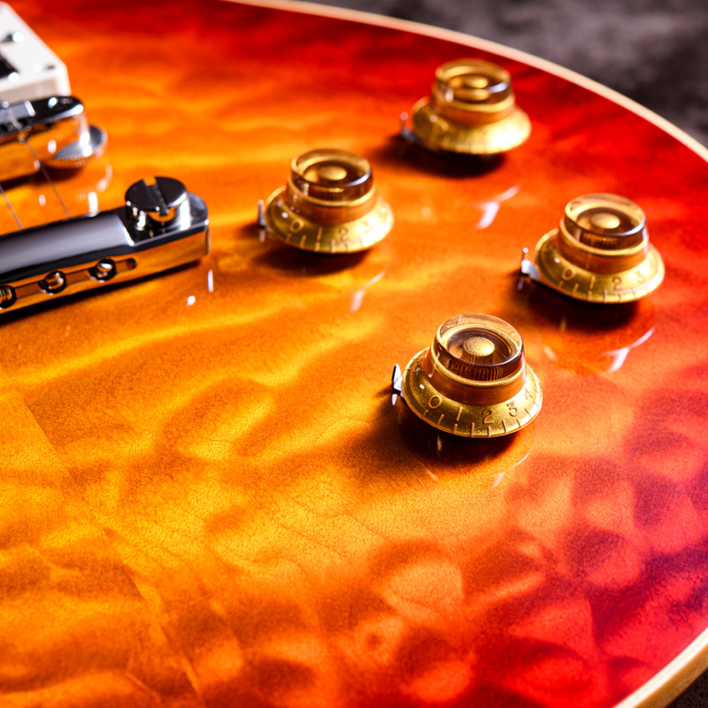 59 Les Paul Standard 5A Quilt Top Factory Burst Gloss NH