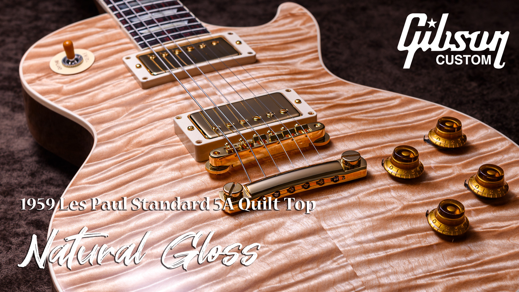 59 Les Paul Standard 5A Quilt Top Natural Gloss GH