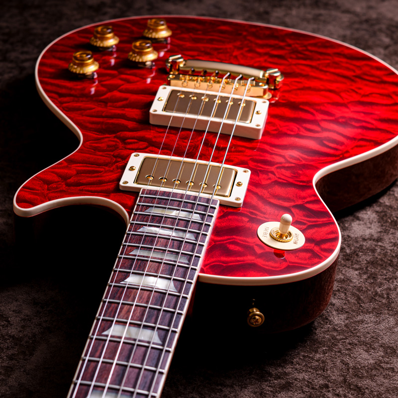 59 Les Paul Standard 5A Quilt Top Trans Red Gloss GH