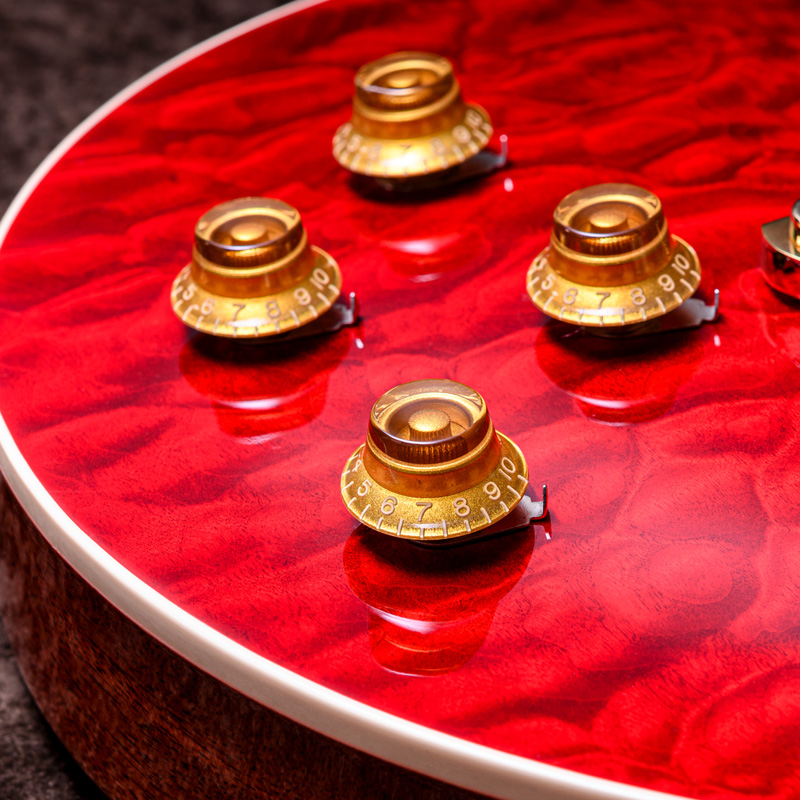 59 Les Paul Standard 5A Quilt Top Trans Red Gloss GH