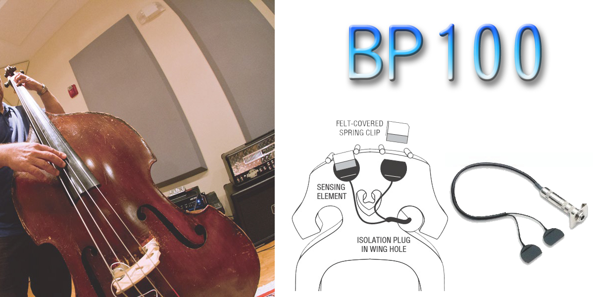 コントラバス用ピエゾピックアップ ウッドベース ピックアップ（BP-100