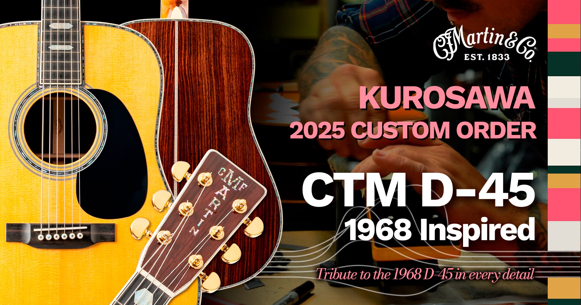 Martin Factory Tour Wood Selection CTM D-45 Feat.1940