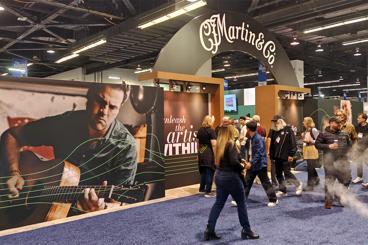 2025 NAMM SHOW Martin Booth