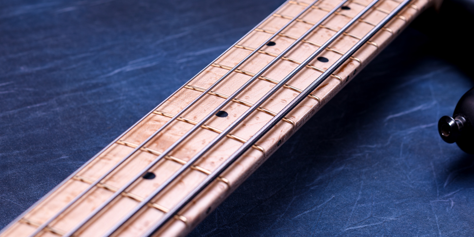 MTD 535-24 Maple Burl 10 Top, Yellow to Black Burst, Birds Eye Maple Fingerboard