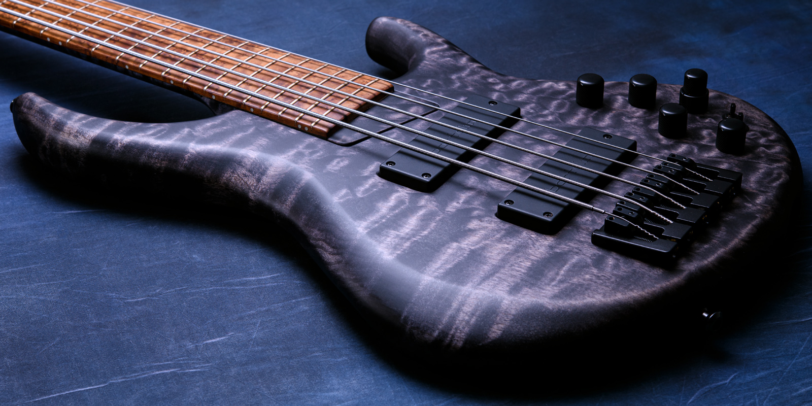 MTD 535-24 Quilt Maple Body, Flame Maple Neck, Roasted Birds Eye Maple Fingerboard