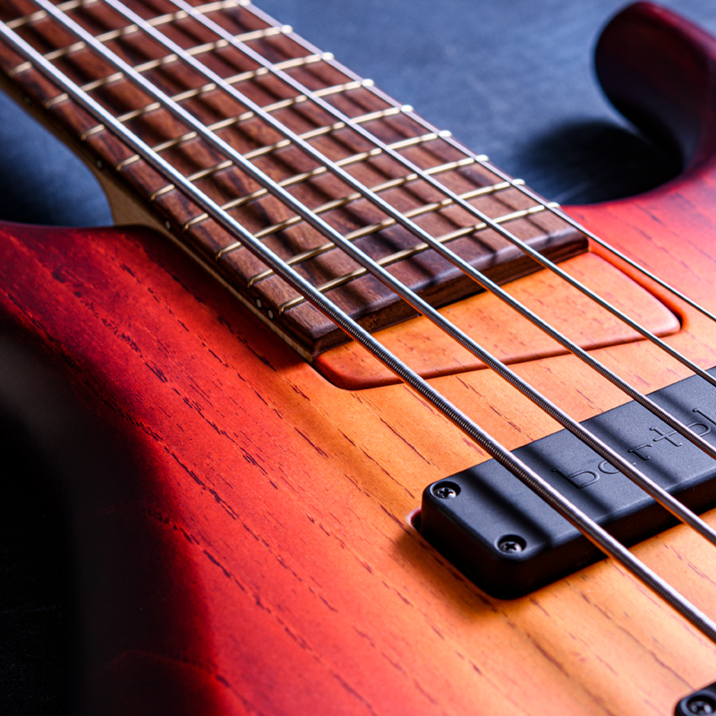 MTD H35D5 Light Weight Swamp Ash Body, Dark Cherry Sunburst