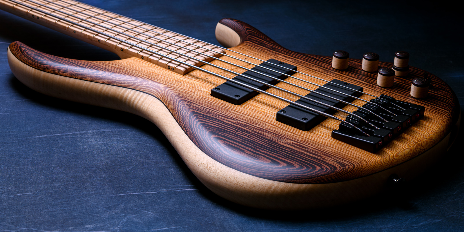 MTD 535-24 2-Tone Wenge 10 Top, Flame Sycamore Back