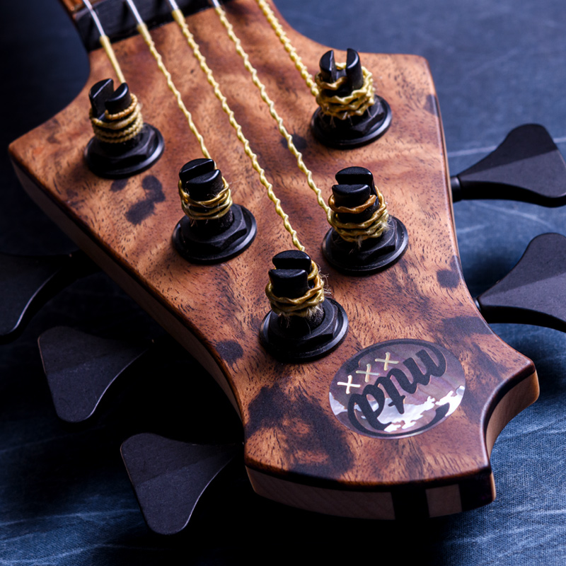 MTD 535-24 Macassar Ebony Top, Maple & Purpleheart Neck, Rose of the Mountain Fingerboard