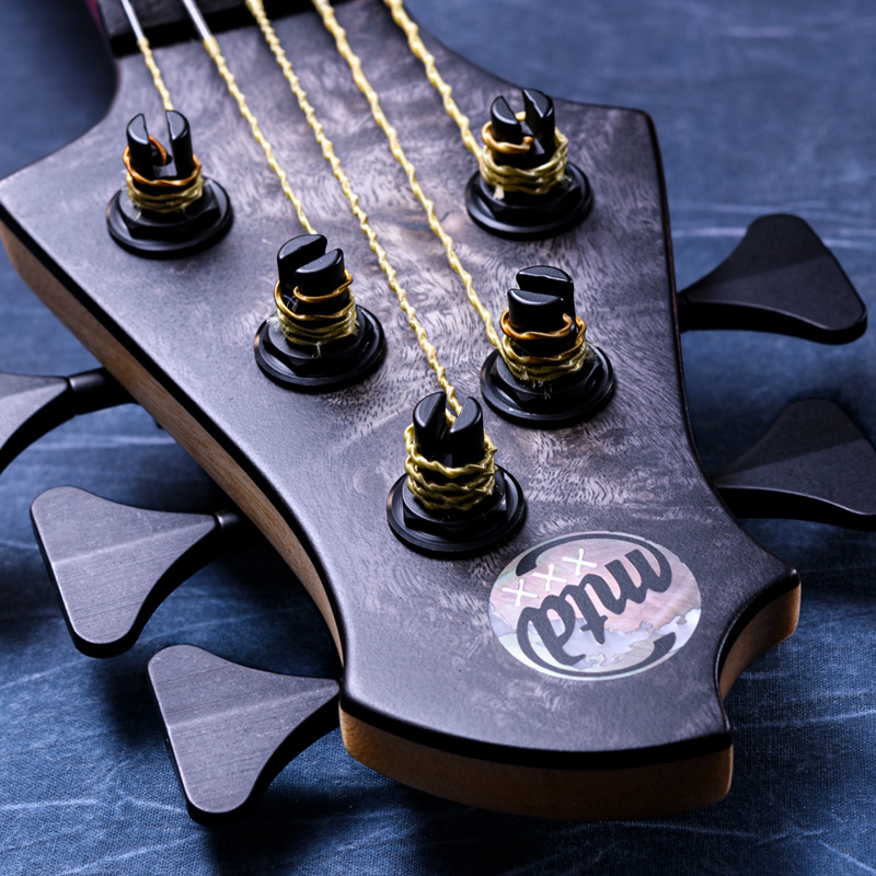 MTD 535-24 Myrtle Burl 10 Top, Avodire Neck, Purpleheart Fingerboard