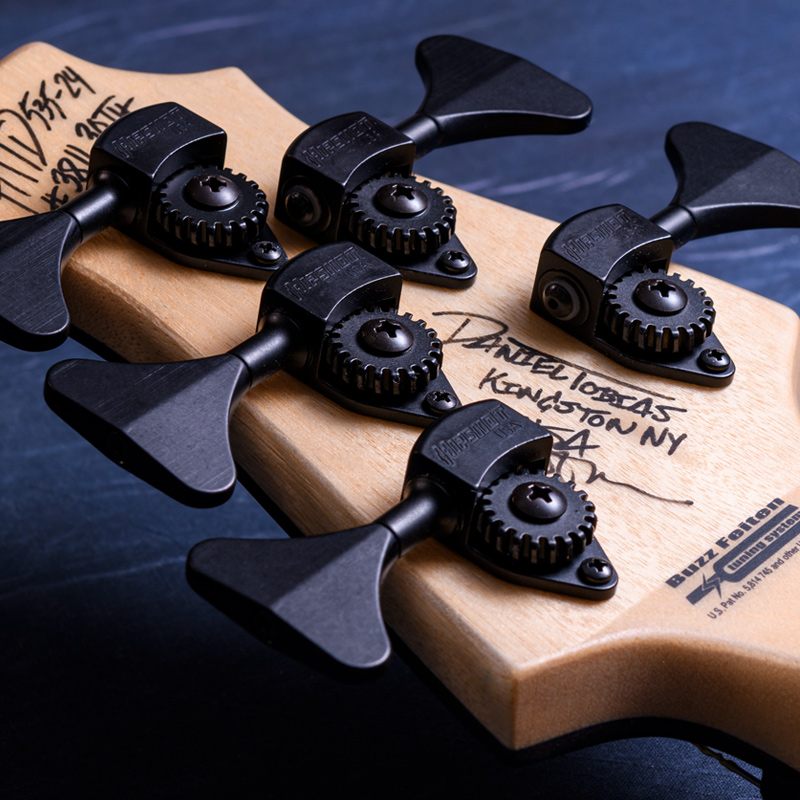 MTD 535-24 Myrtle Burl 10 Top, Avodire Neck, Purpleheart Fingerboard