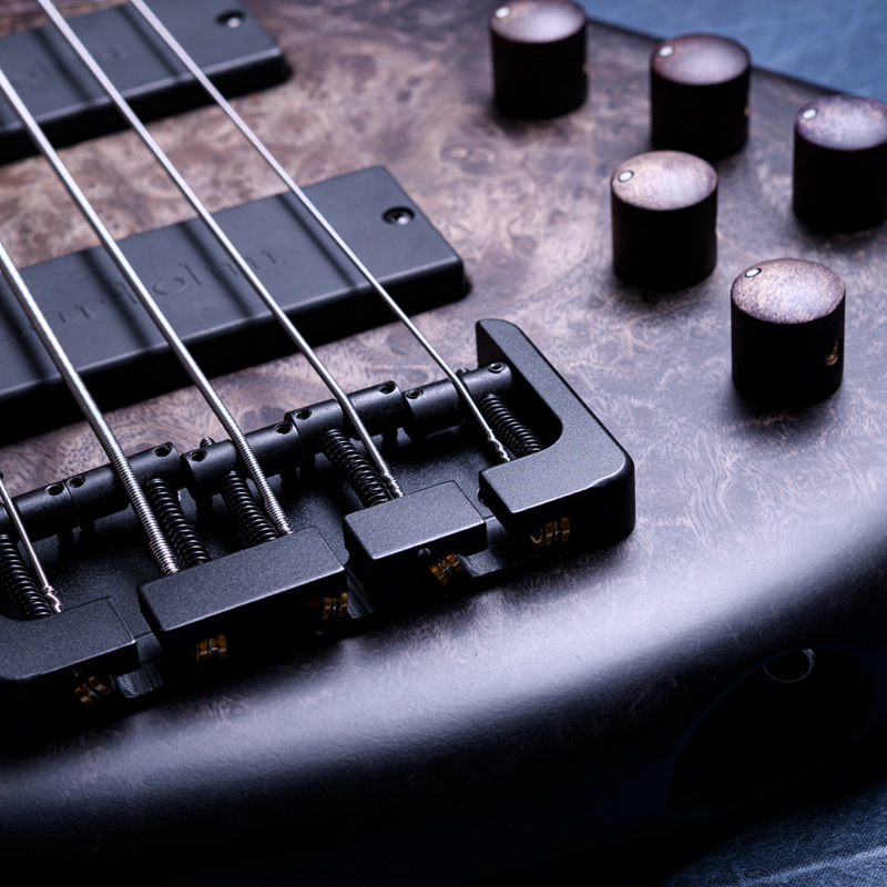 MTD 535-24 Myrtle Burl 10 Top, Avodire Neck, Purpleheart Fingerboard