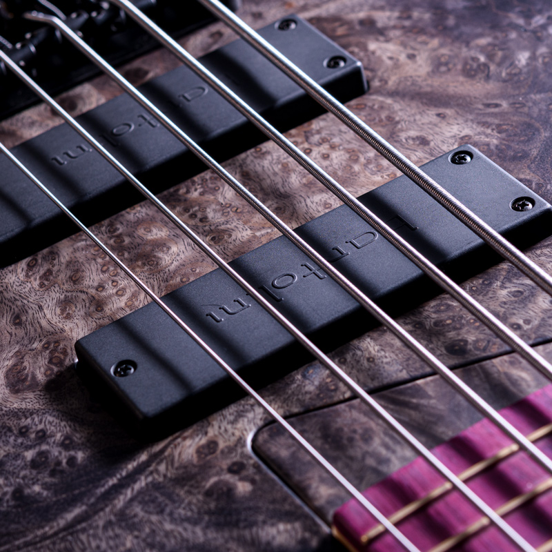 MTD 535-24 Myrtle Burl 10 Top, Avodire Neck, Purpleheart Fingerboard