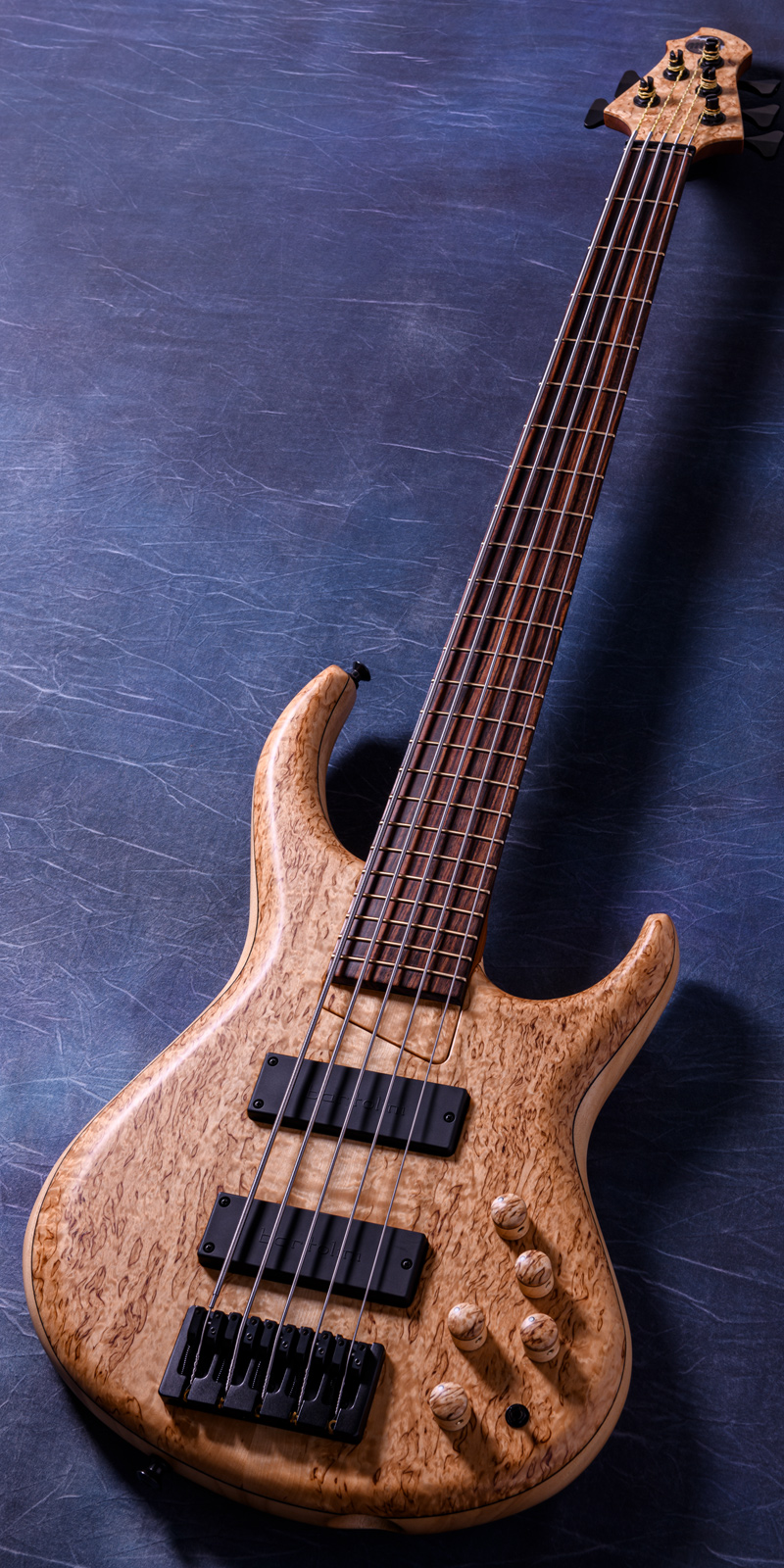 MTD 535-24 Masur Birch 10 Top, Avodire Back, Roasted Flame Maple Neck