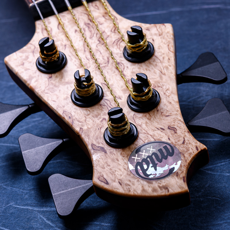 MTD 535-24 Masur Birch 10 Top, Avodire Back, Roasted Flame Maple Neck