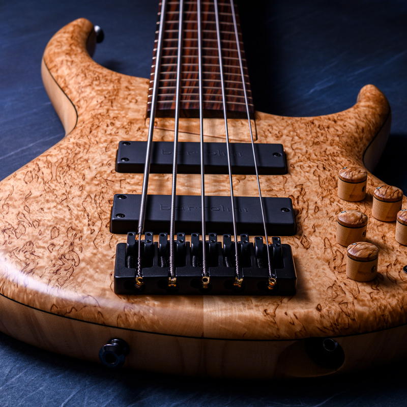 MTD 535-24 Masur Birch 10 Top, Avodire Back, Roasted Flame Maple Neck