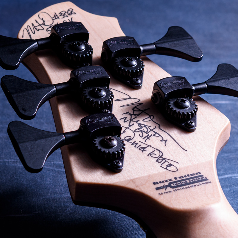 MTD NAMM Show 2025 / 535-24 Flame Walnut 10 Top, Flame Sycamore Body