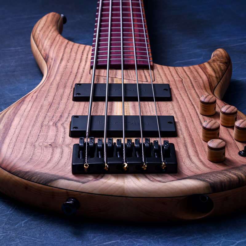 MTD 535-24 Pistachio Top, Ash Body & Neck, Purpleheart Fingerboard