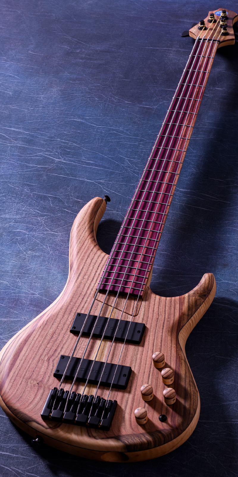 MTD 535-24 Pistachio Top, Ash Body & Neck, Purpleheart Fingerboard