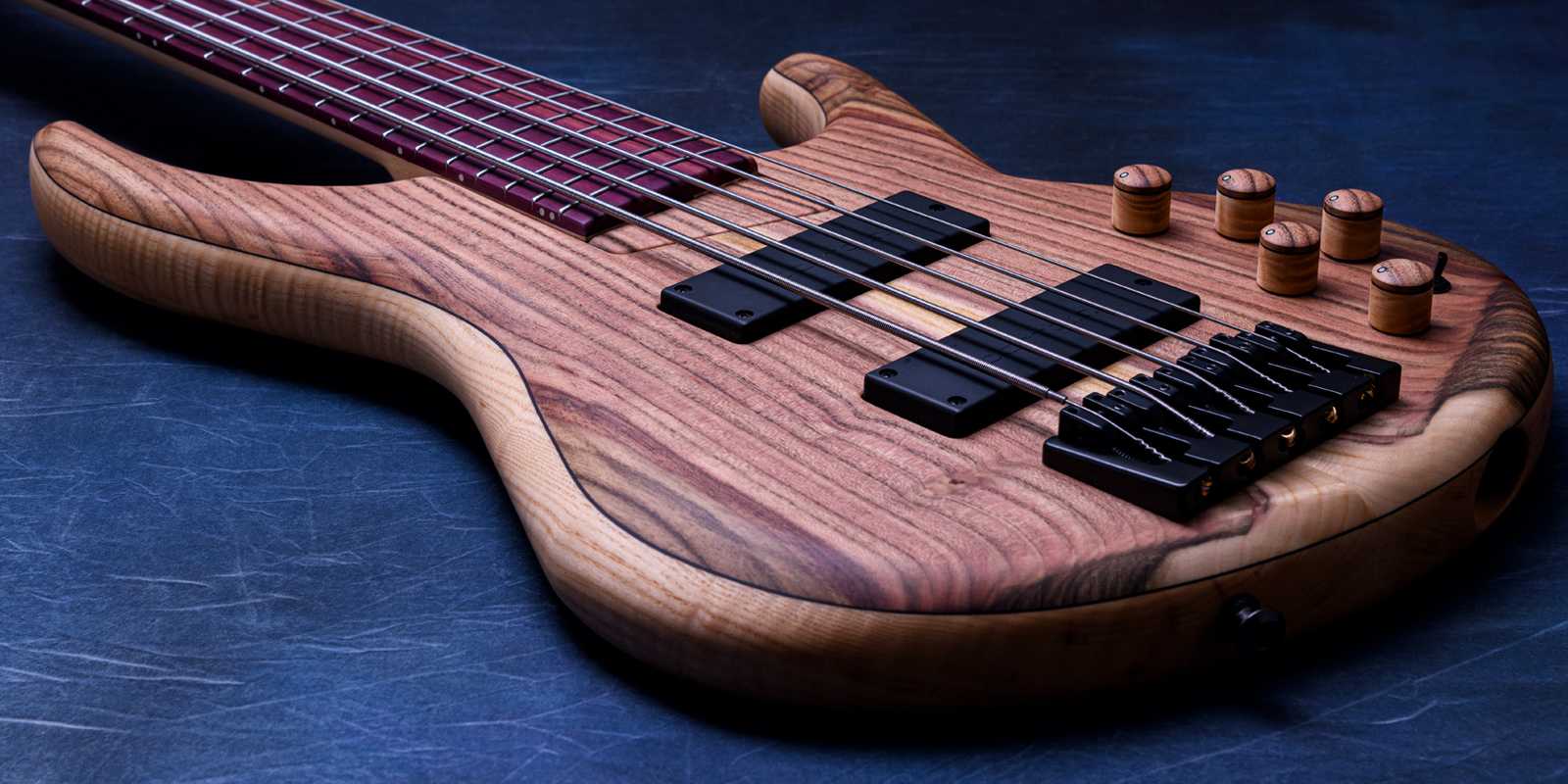 MTD 535-24 Pistachio Top, Ash Body & Neck, Purpleheart Fingerboard