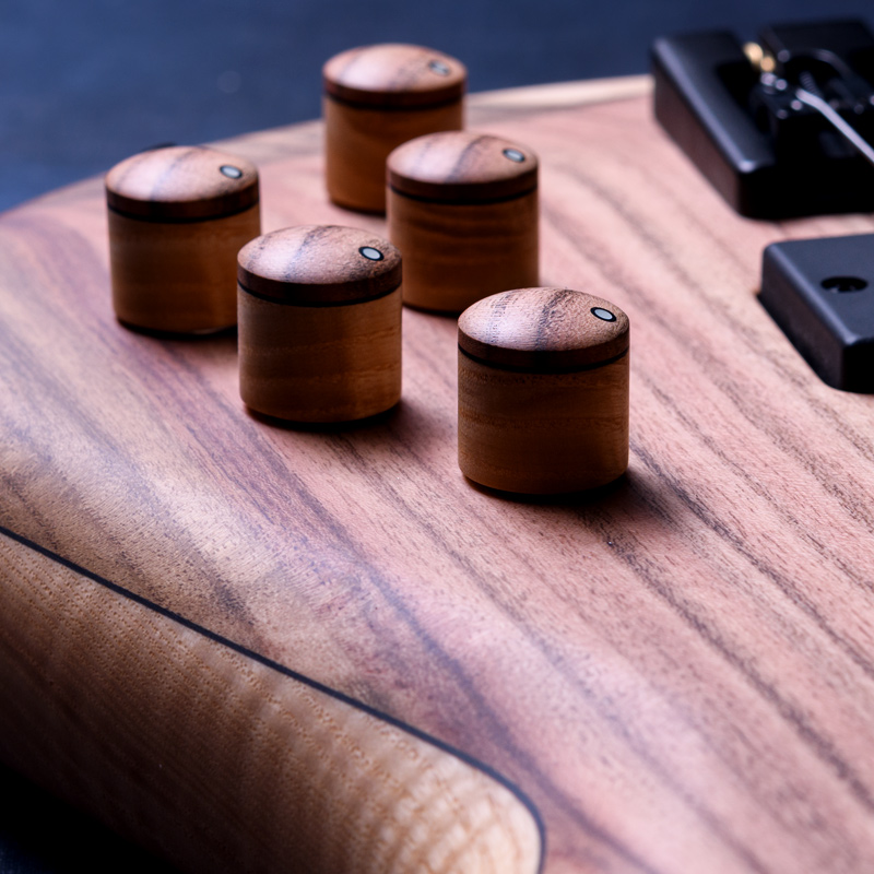 MTD 535-24 Pistachio Top, Ash Body & Neck, Purpleheart Fingerboard