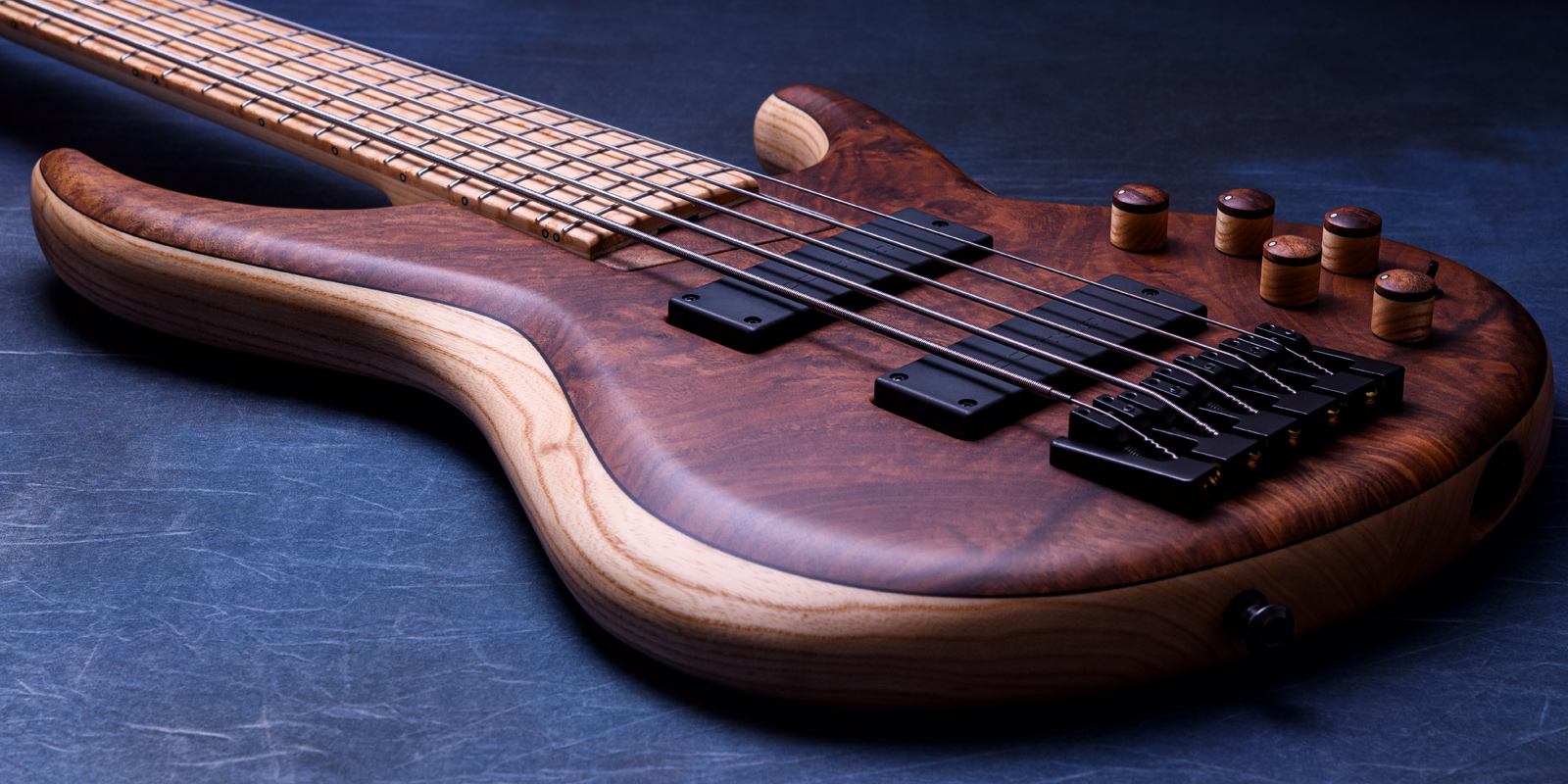 MTD 535-24 Walnut 10 Top, Ash Body & Neck, Birds Eye Maple Fingerboard