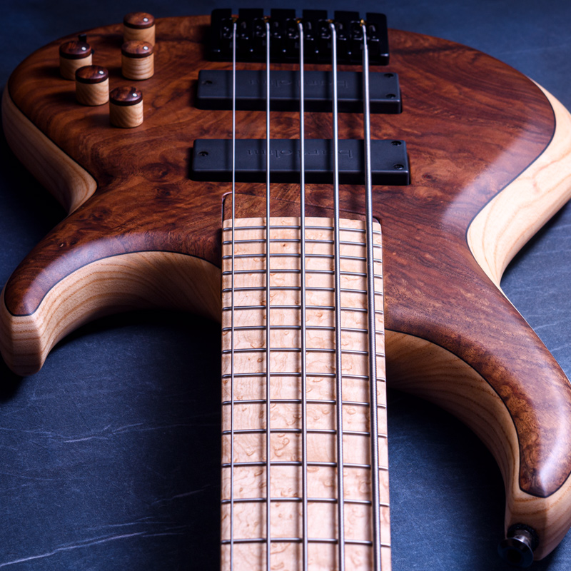 MTD 535-24 Walnut 10 Top, Ash Body & Neck, Birds Eye Maple Fingerboard