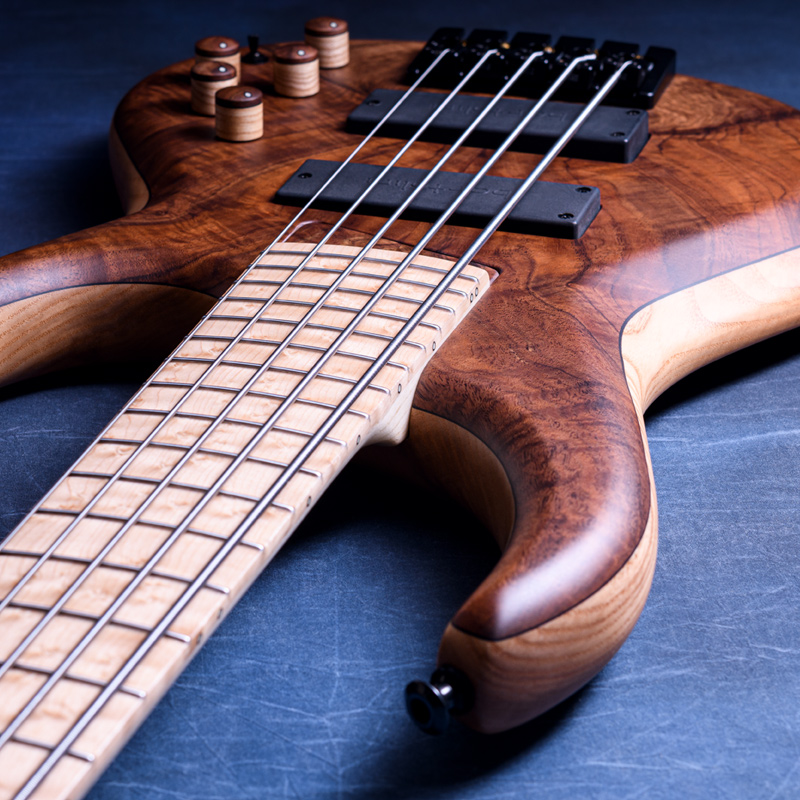 MTD NAMM Show 2026 / 535-24 Walnut 10 Top, Ash Body & Neck, Birds Eye Maple Fingerboard