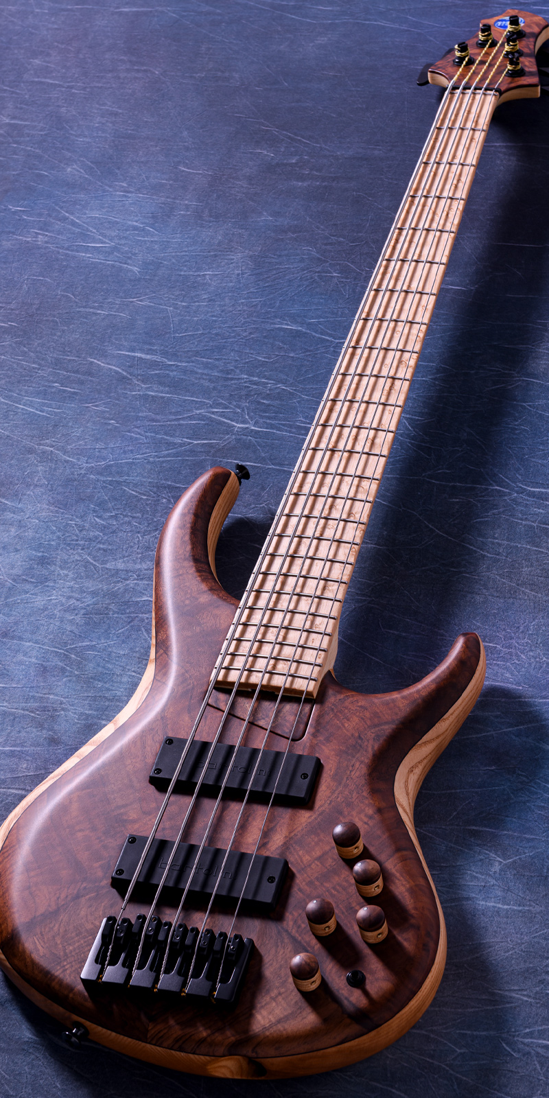 MTD NAMM Show 2026 / 535-24 Walnut 10 Top, Ash Body & Neck, Birds Eye Maple Fingerboard