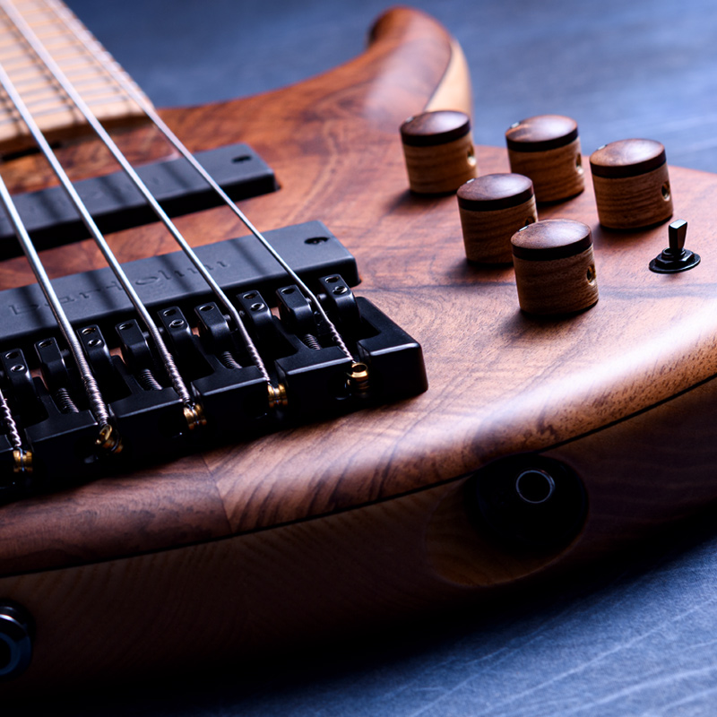 MTD NAMM Show 2026 / 535-24 Walnut 10 Top, Ash Body & Neck, Birds Eye Maple Fingerboard