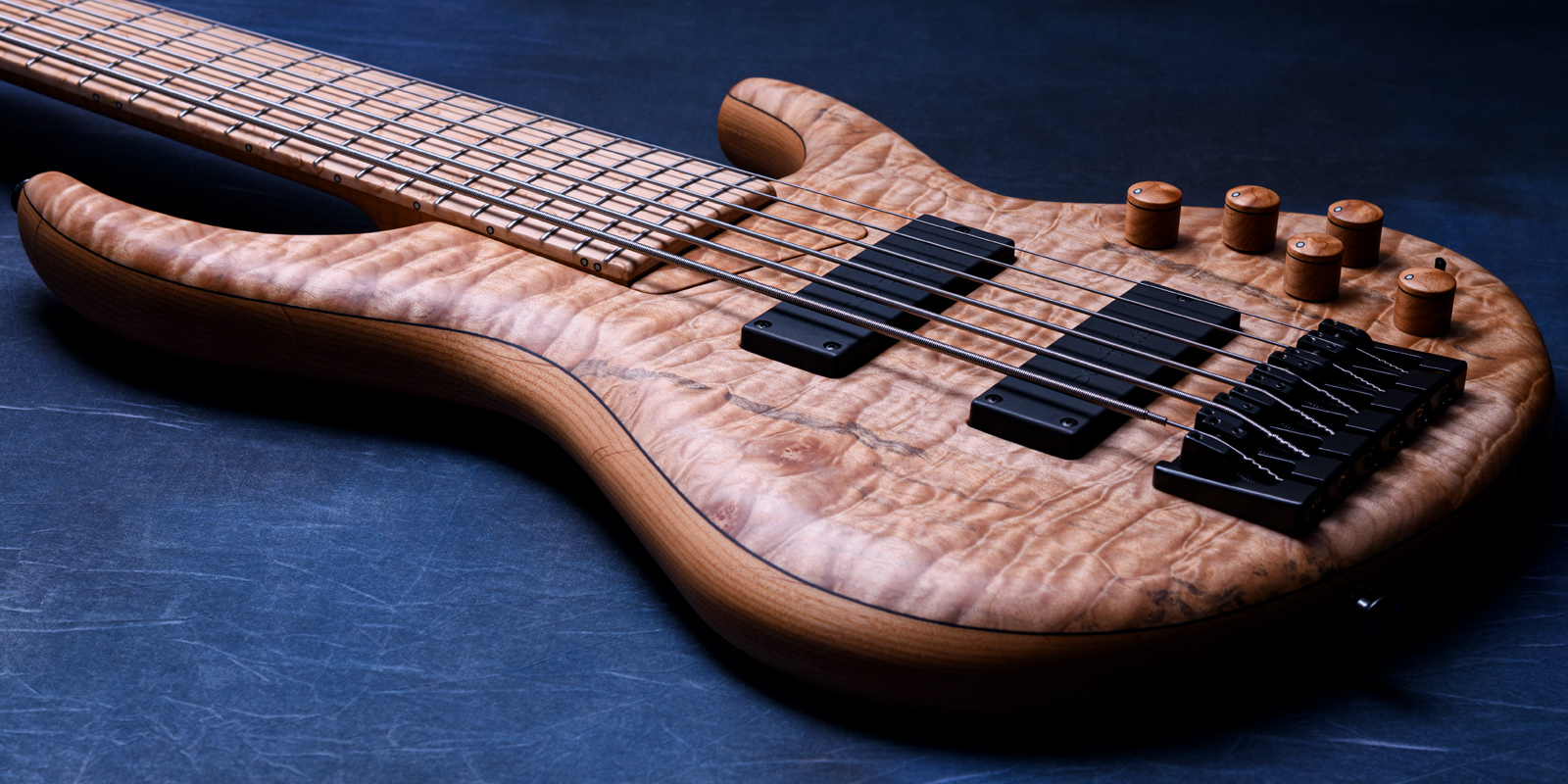 MTD NAMM Show 2026 / 635-24 Highly Figured Quilt Maple Top, Roasted Maple Neck, Birds Eye Maple Fingerboard