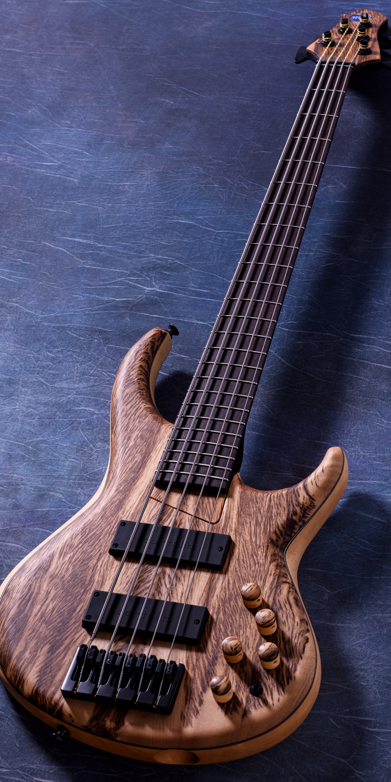 MTD NAMM Show 2026 / 535-24 Tiger Myrtle 10 Top, Avodire Body, Wenge Neck & Fingerboard