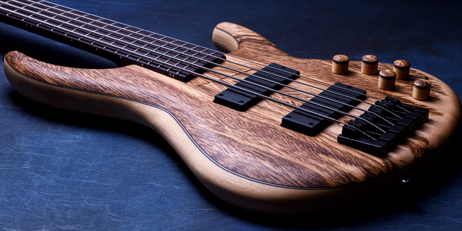 MTD NAMM Show 2026 / 535-24 Tiger Myrtle 10 Top, Avodire Body, Wenge Neck & Fingerboard