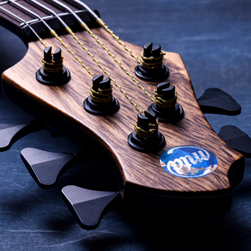 MTD NAMM Show 2026 / 535-24 Tiger Myrtle 10 Top, Avodire Body, Wenge Neck & Fingerboard