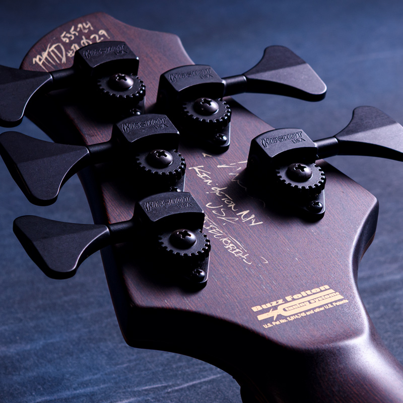 MTD NAMM Show 2026 / 535-24 Tiger Myrtle 10 Top, Avodire Body, Wenge Neck & Fingerboard