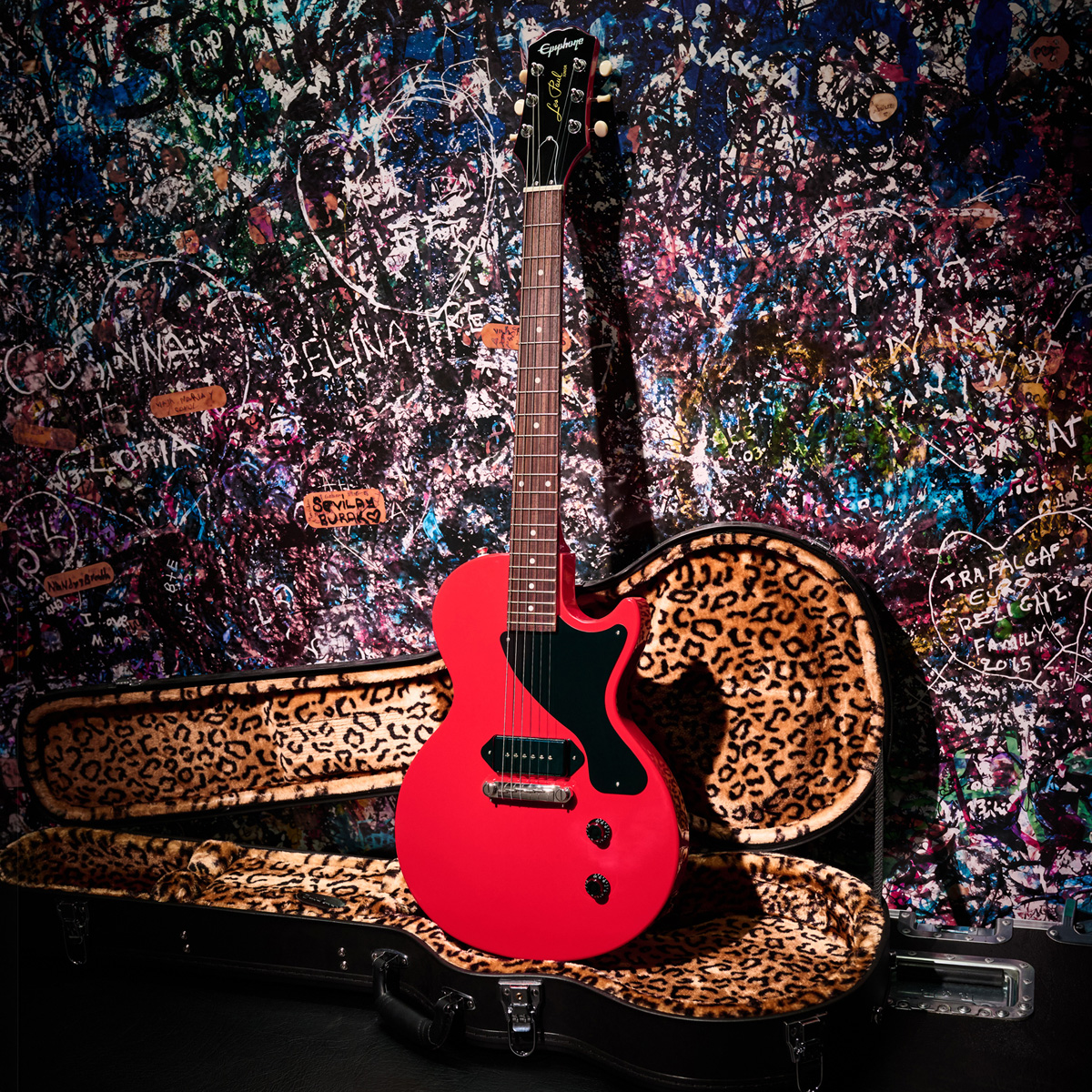 エピフォン ビリー ジョー アームストロング Les Paul Junior Epiphone Billie Joe Armstrong Les Paul Junior Radiant Red | G-CLUB