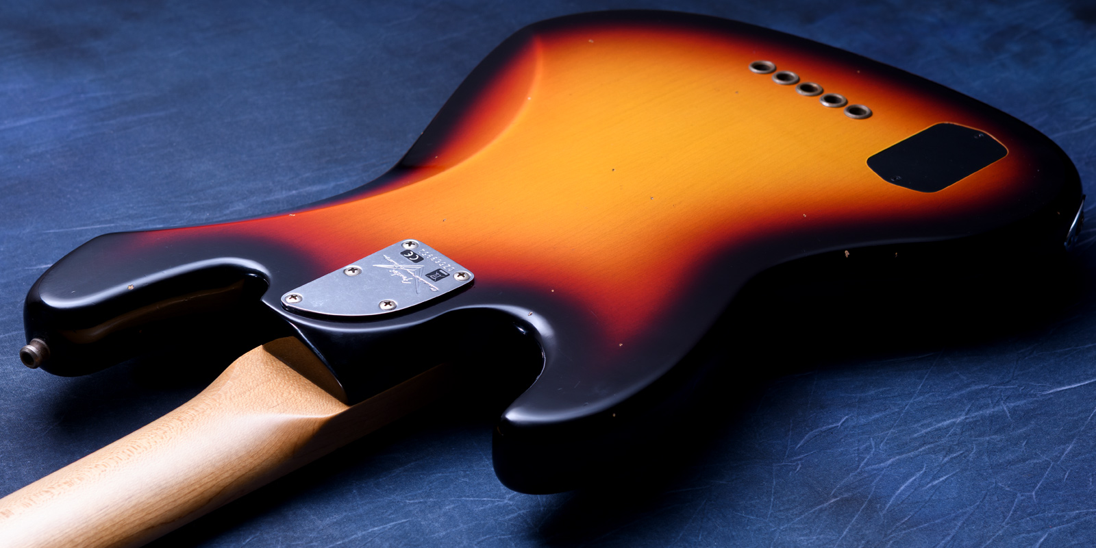 Fender Custom Shop Custom Built Custom Classic Jazz Bass V Journeyman Relic - 3 Color Sunburst